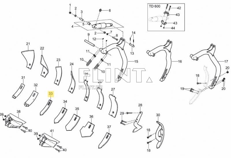 Pii ots 50mm 155027 Väderstad