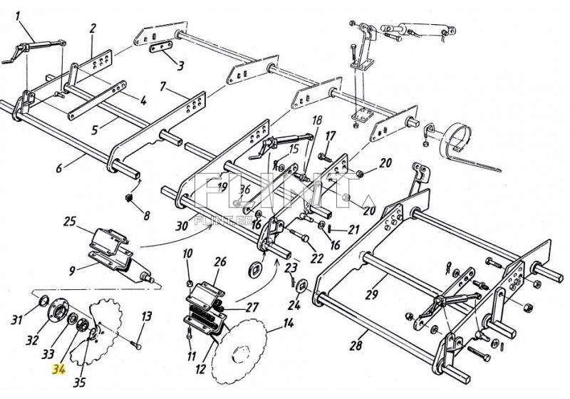 Ketta laager 3206 2R Väderstad 405814 (FAG)
