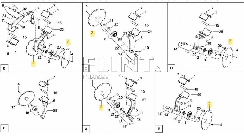 Ketas 610mm V55 Väderstad 154626