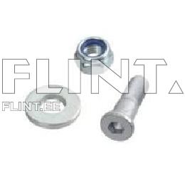 Polt+mutter+seib M16x60mm   Trioliet (originaal)