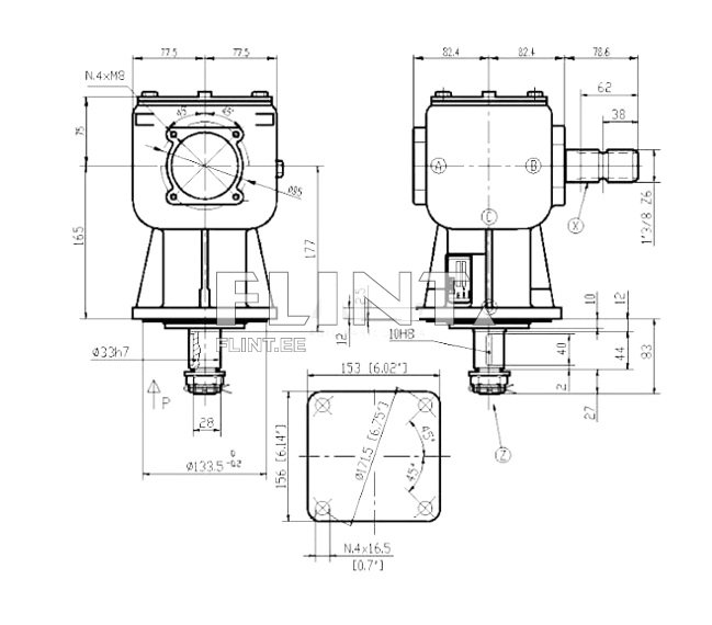 Reduktor Comer LF-211 1 2.83
