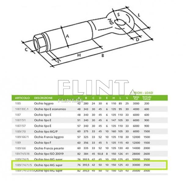 Haakekonks 30T (004255)