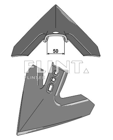 Hanijalg 350x8mm (45-75mm ts-ts)