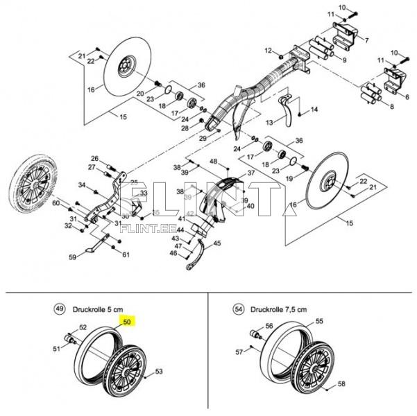 Rulli rehv Horsch 00311270 (340x50mm)