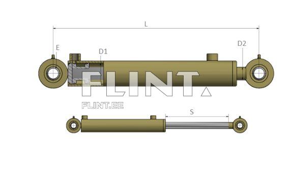 Hüdrosilinder HC-50.25.160.025.00