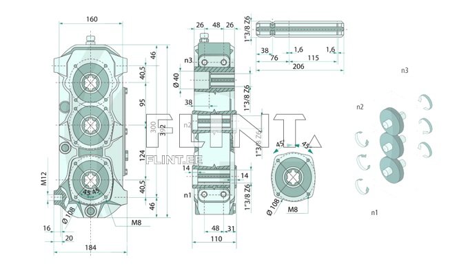Reduktor Bondioli IMR6