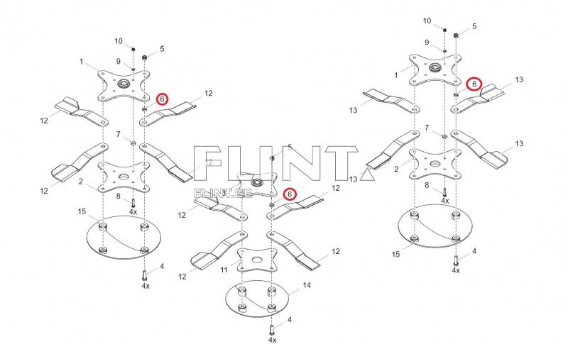 Jäätmaaniiduki puks 38x24,2x14mm (Bednar)