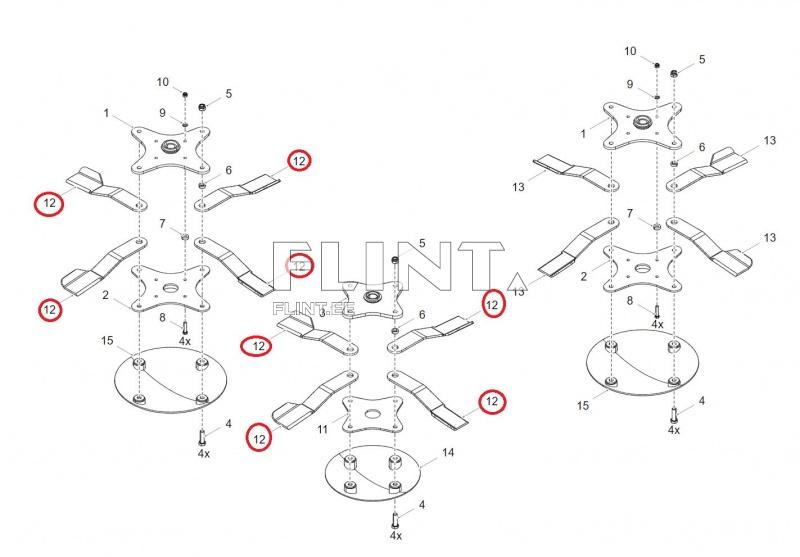 Jäätmaaniiduki tera Bednar MZ (KM060134) R