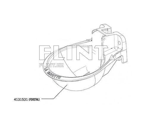 Jooturi plastik kauss La Buvette 4131531