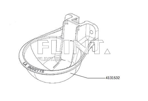 Jooturi plastik kauss La Buvette 4131532