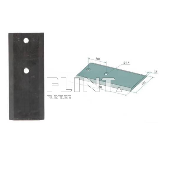 Jäätmaaniiduki vastulõiketera