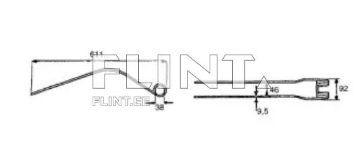 Kaaruti pii Fella 162058 (611x92x9,5; ava 38mm)