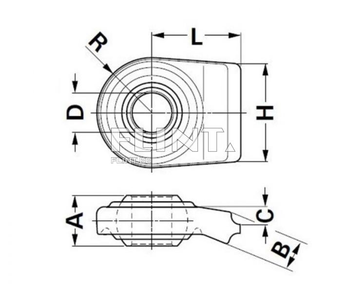 Keevitatav aisa ots Cat.3 (ava 30mm) Walterscheid 308756