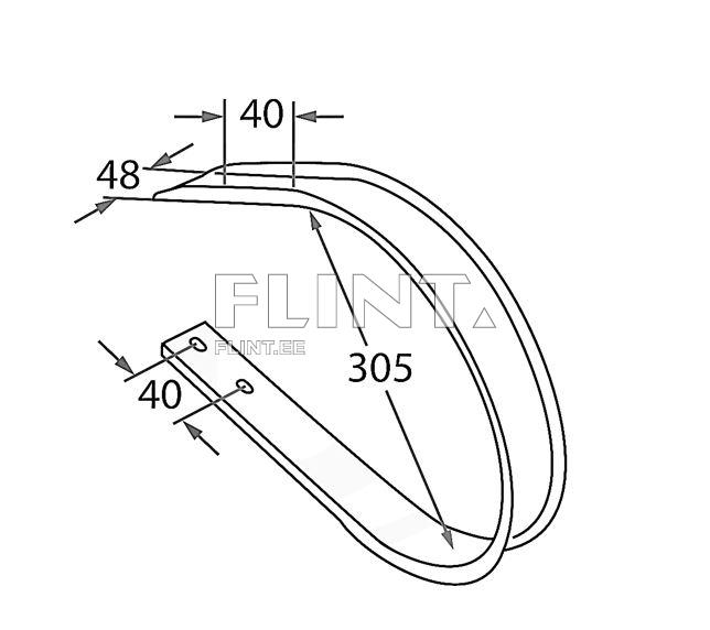 Koguri plekk Deutz-Fahr 16617244, VF16617244