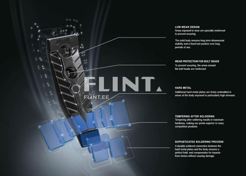 Kõvasulamiga peitel Horsch 00311069; 00310979 (80x20mm) ENDURANCE CARBIDE