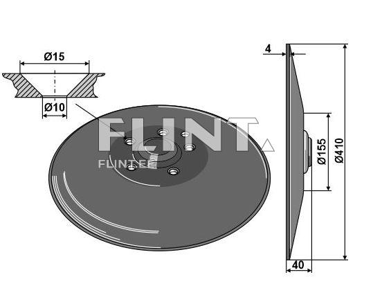 Külviku ketas Amazone 410x4 - 961301