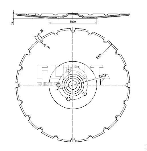 Külviku ketas Väderstad 410x4,5 - 451372/423574/444568