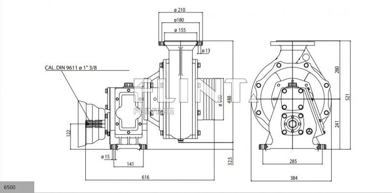 Lägapump Elba 6500 (Battioni Pagani)