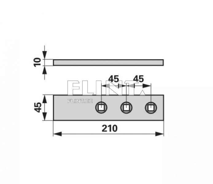Libisti pii ots 210x45x10mm Horsch 00310092