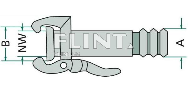 Liitmik (välimine) 120x108mm (4") PERROT