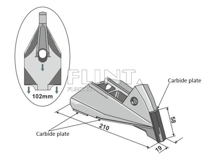 Seemendi ots 102mm Bourgault VOS