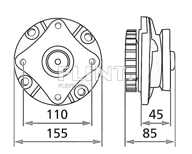 Niiduki tera laagripukk Kuhn 56803940