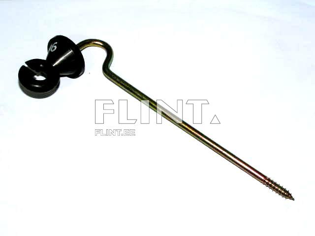 Esitatud toode on musta värvi konksuga haak, millel on pikk metallist kruvi. Konksu ülemine osa on ümar ja pehme.