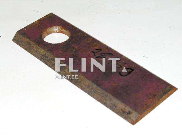 Toode on metallist plaat, mille ühel serval on ümmargune auk. Plaat on roostes ja selle pinnal on loetav number '26166'.