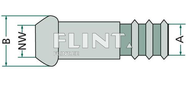 Liitmik (sisemine) 125x133mm (5") PERROT
