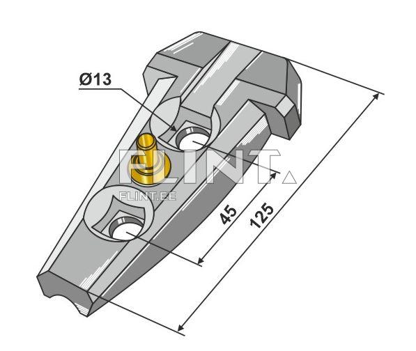 Pii kandur 200-QCA-4710 Bourgault system