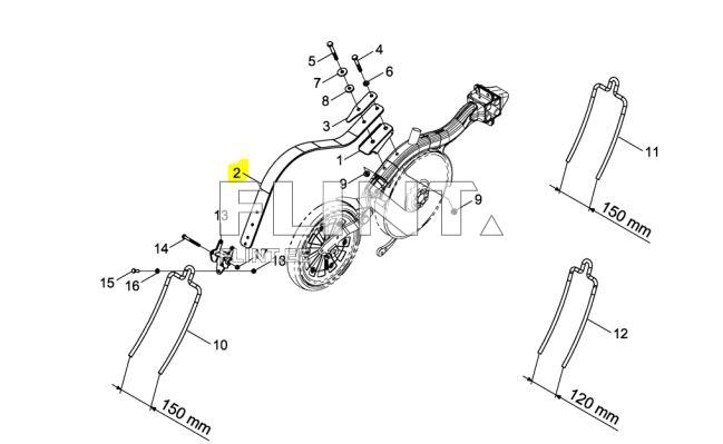 Pii kandur 23046202 Horsch TurboDisc II