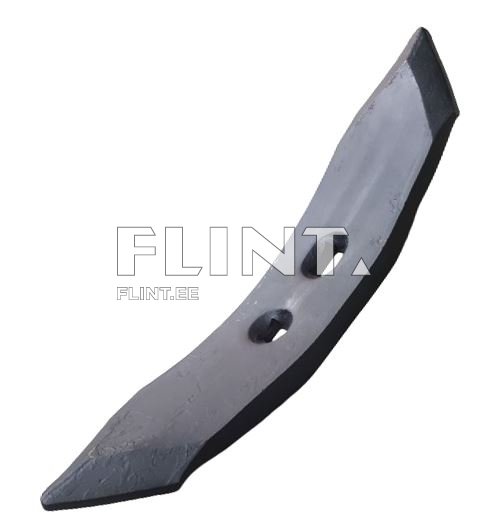 Toode on must sulam, millel on terav ots ja kahe näpuga avad keskel.