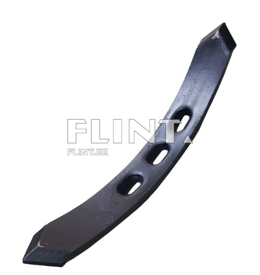 Toode on nõgus terasest lõikeriist, millel on kolm aukku keskel ja terav lõpp.