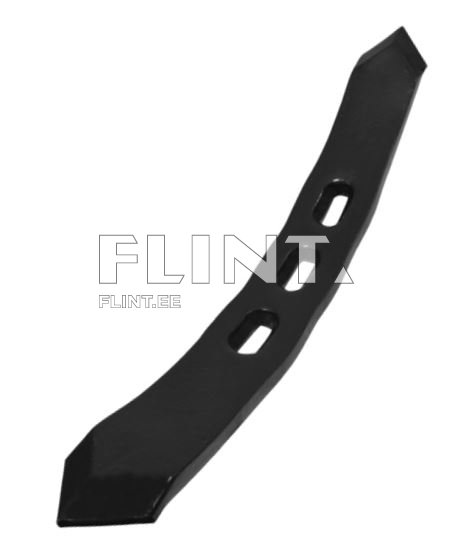 Mustast plastikust valmistatud ümar kuju, millel on neli ava, mis on paigutatud üksteise alusele. Üks ots on terav, teine aga ümar.