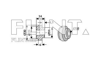 Põhupurusti tera puks Claas 7368712