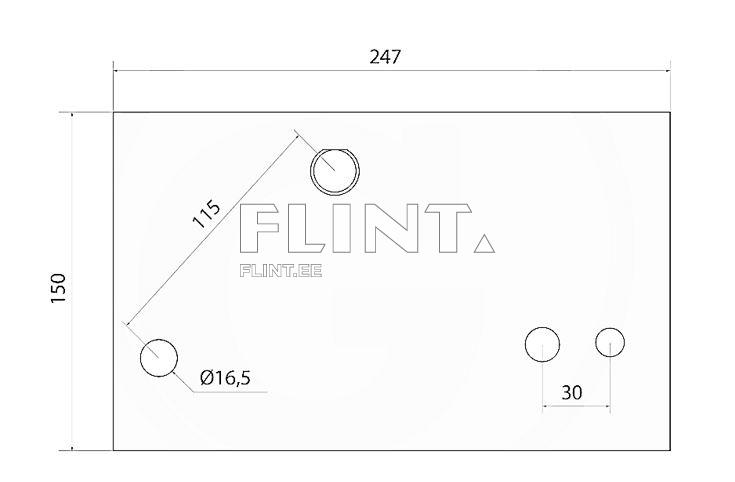 Plaat 063607 (247x150mm) Kverneland