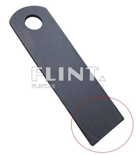 Põhupurusti tera Claas 553860 / 7368720 (173x50x4; ava 20mm) KÕVASULAM otstes