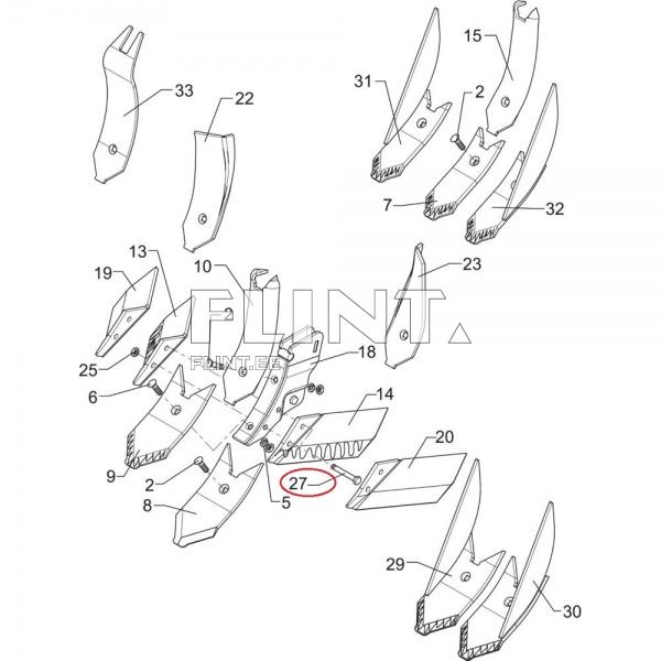 Polt 3013435 M12x85 Lemken