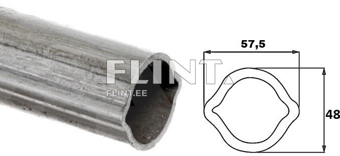 Profiiltoru sidrun 57,5x48mm - L-1000mm Walterscheid 2aG