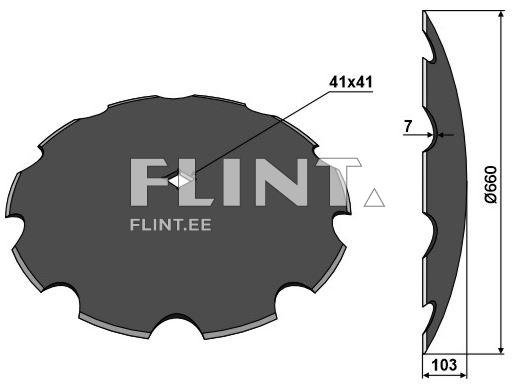 Randaali ketas 660x7
