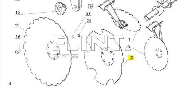 Randaali ketas Expom Goliat 460mm (6-ava)