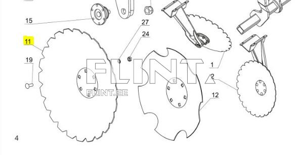 Randaali ketas Expom Goliat 560mm (6-ava)