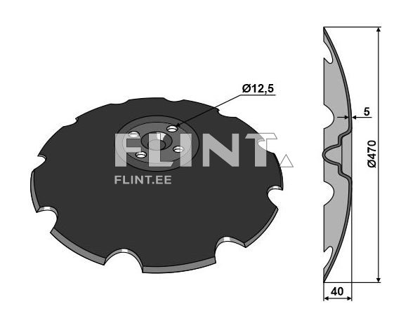 Randaali ketas Väderstad CARRIER 470x5mm (179857)