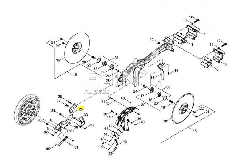 Ratta hoidik 23044300 Horsch TurboDisc II