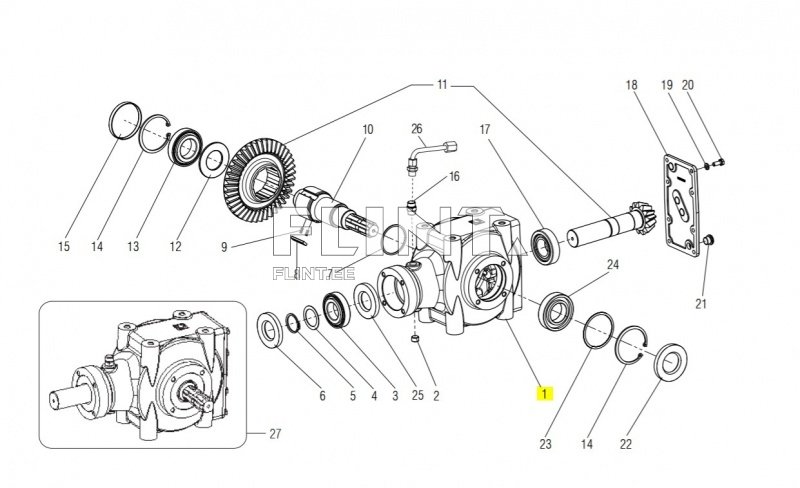 Reduktori korpus Maschio M50400911R