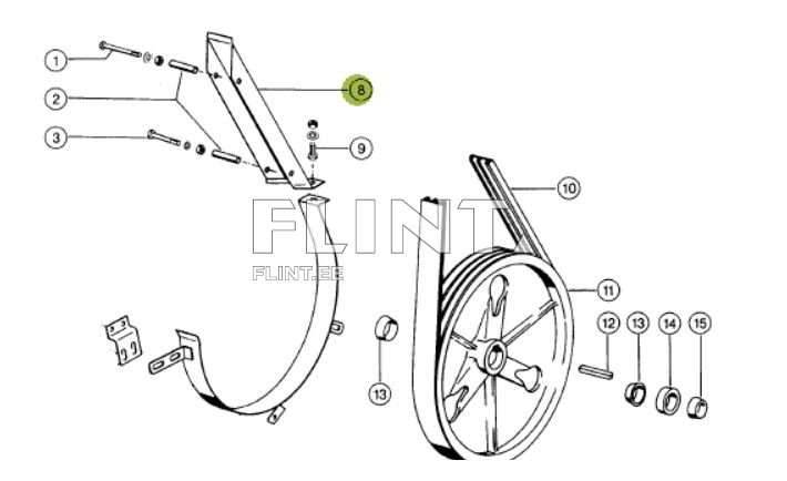 Rihma suunaja 671395.1 Claas Dominator 88SL