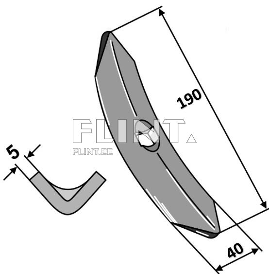 S-pii ots 40x5x190mm