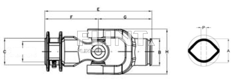 Sarniir z6 x sidrun 34,5x40mm - rist 27x70mm