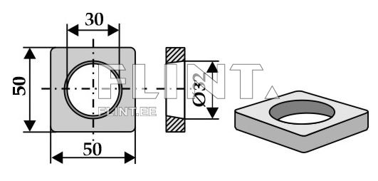 Seib 50x50mm (ava 30mm)