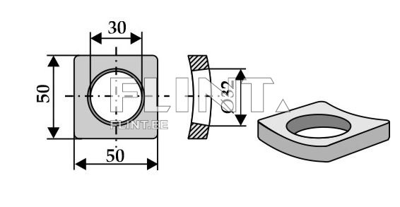 Seib 50x50mm (ava 30mm) (kumer)
